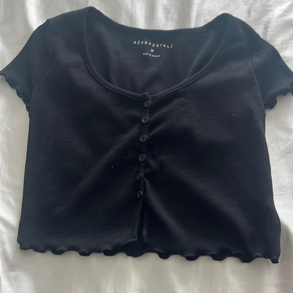 Trending Black Crop Top